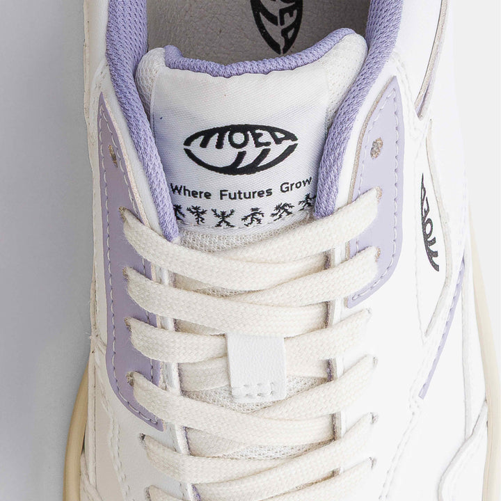 Baskets vegan lila blanc