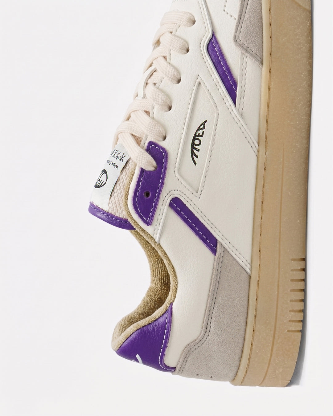 Baskets vegan Moea Origin Low - Beige &amp; Purple - Orange