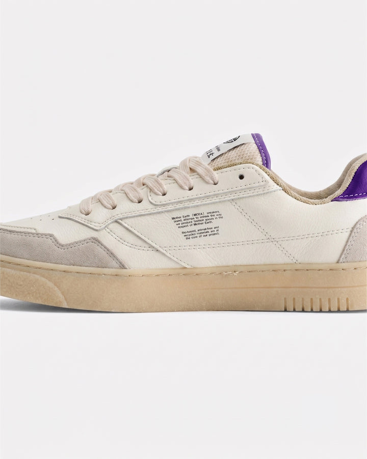 Baskets vegan Moea Origin Low - Beige &amp; Purple - Orange