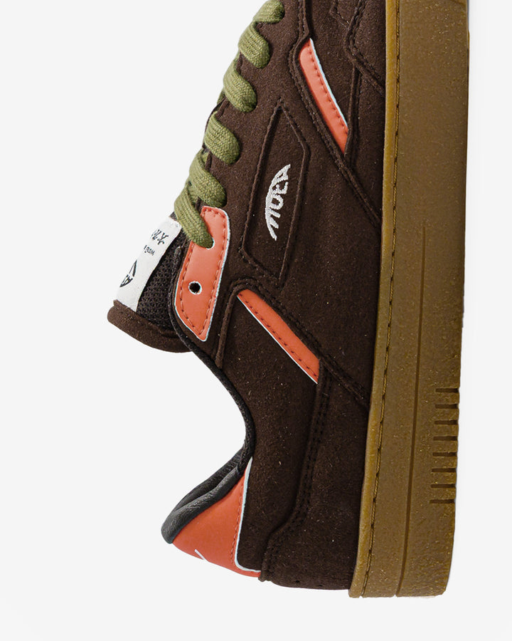 Baskets vegan Moea Origin Low - Brown &amp; Orange - Corn