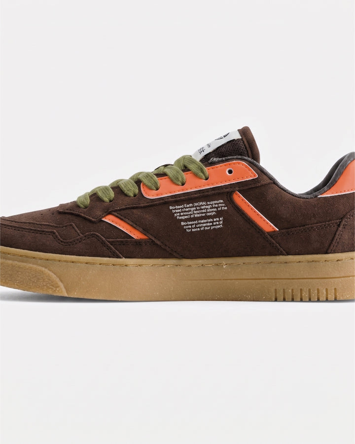 Baskets vegan Moea Origin Low - Brown &amp; Orange - Corn