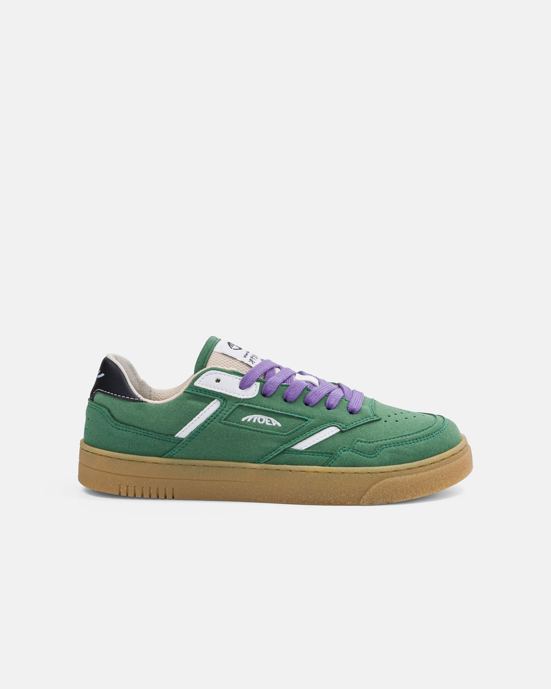 Baskets vegan Moea Origin Low - Forest Suede & White - Corn