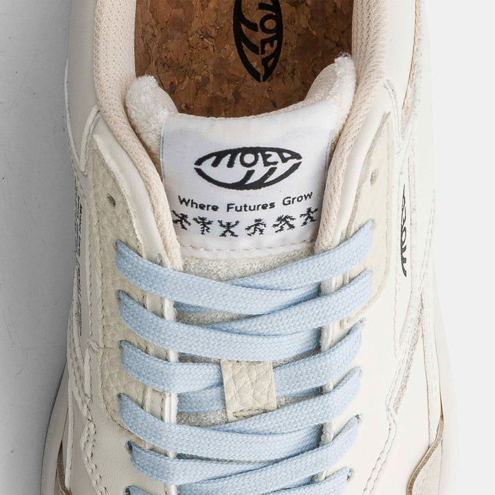 Baskets écologiques bleu et blanc