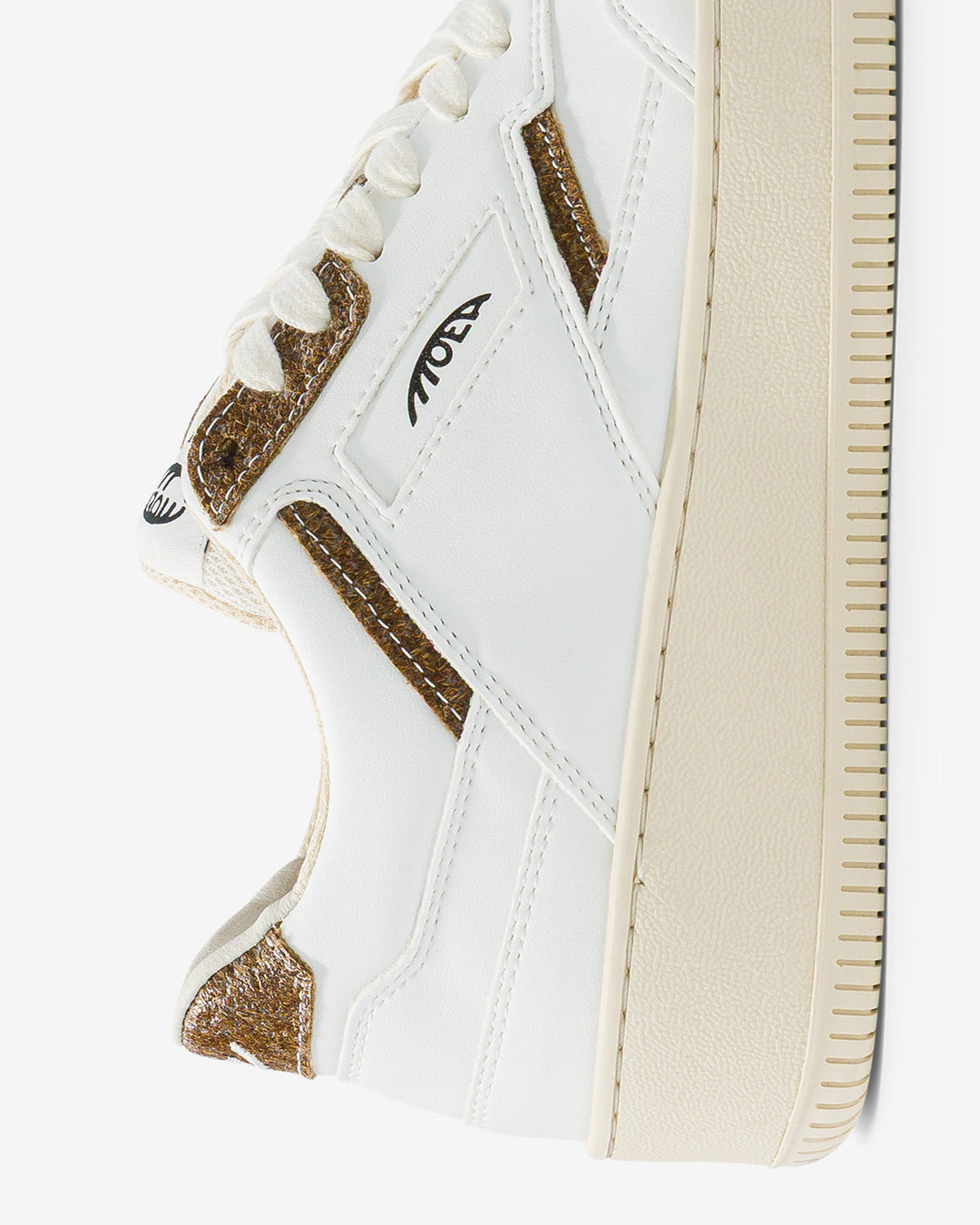 Baskets vegan Moea Origin - White &amp; Brown - Palm