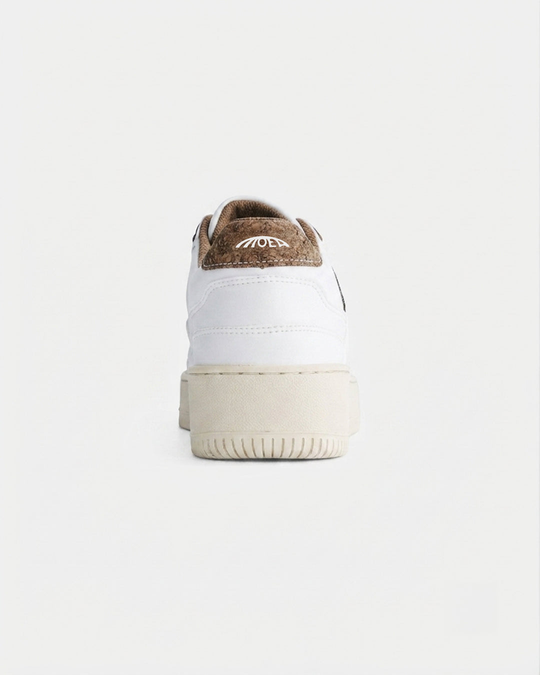 Baskets vegan Moea Origin - White &amp; Brown - Palm