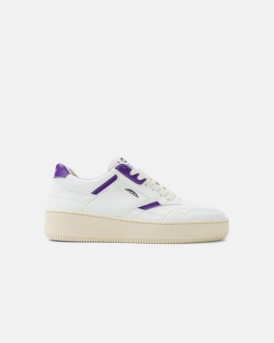Baskets vegan Moea Origin - White & Purple - Orange