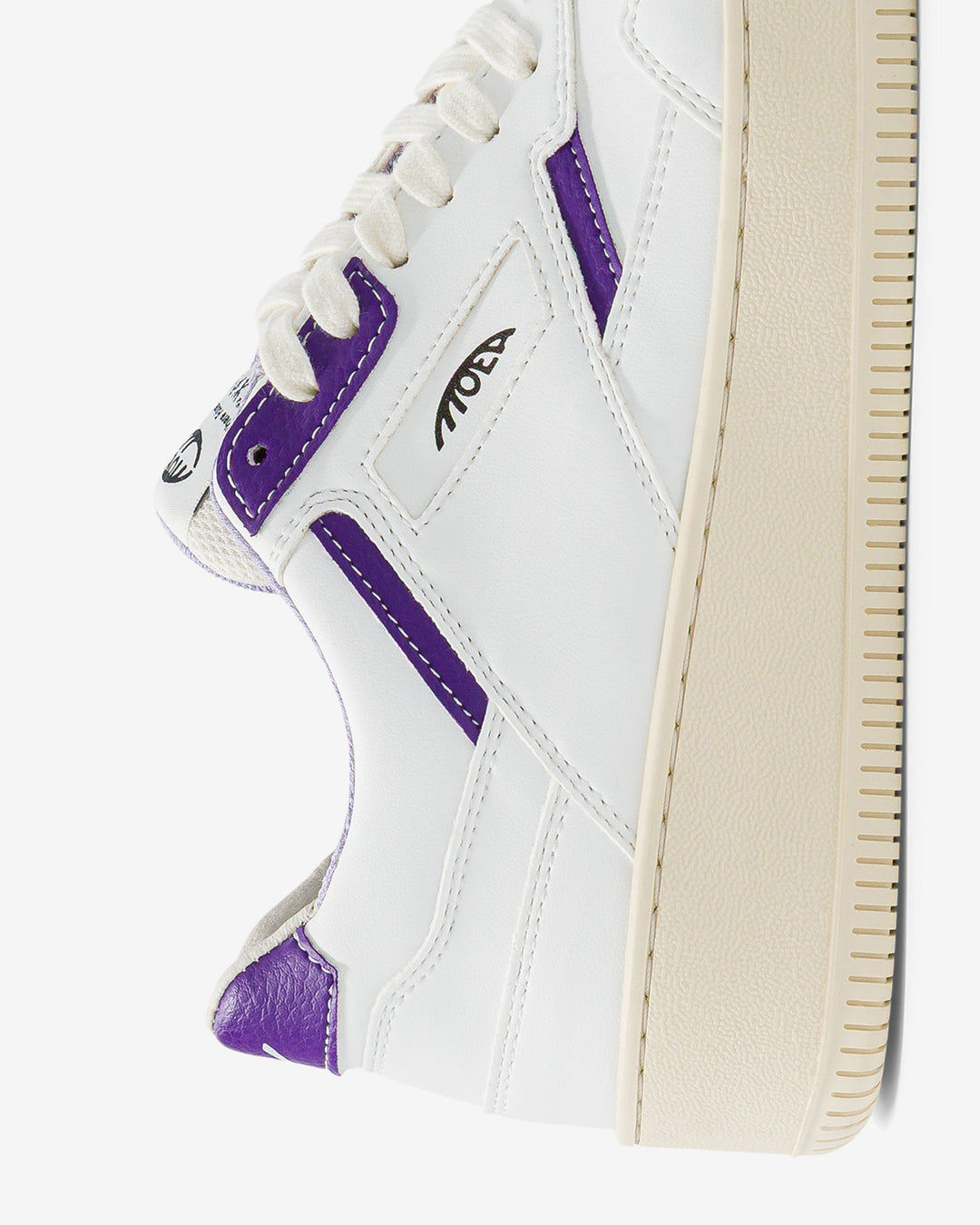 Baskets vegan Moea Origin - White &amp; Purple - Orange