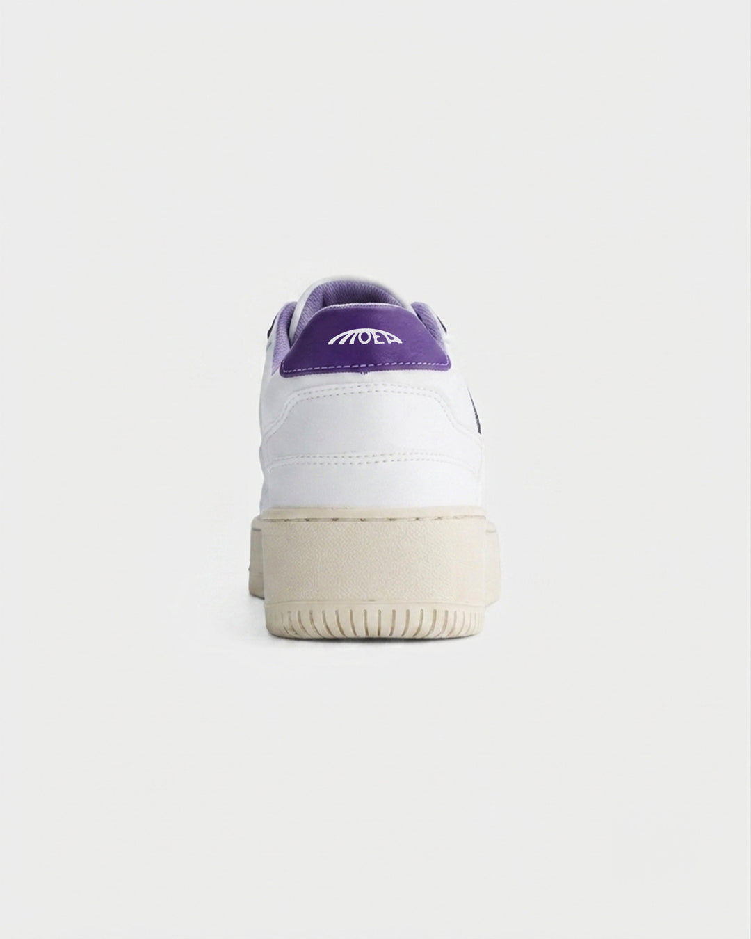 Baskets vegan Moea Origin - White &amp; Purple - Orange