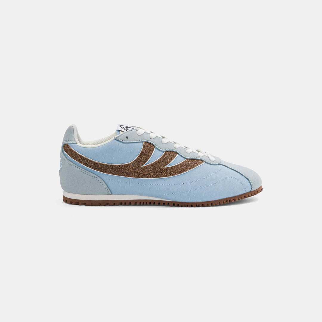 Baskets vegan Moea Rise - Blue & Brown - Palm