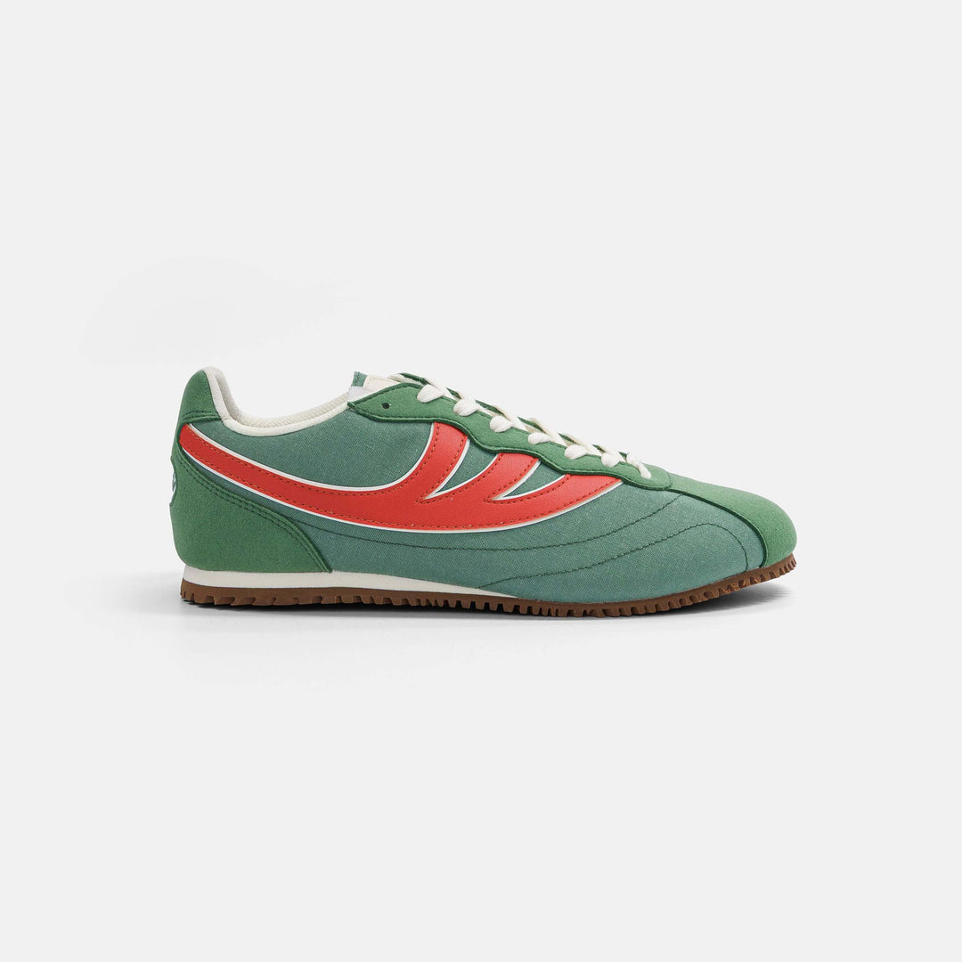 Baskets vegan Moea Rise - Green & Red - Corn