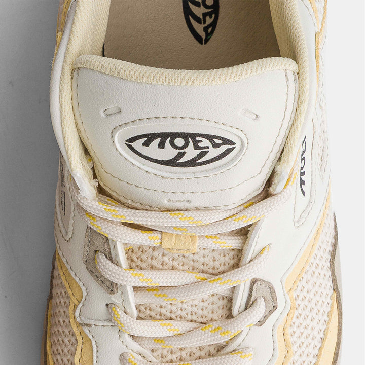 Baskets vegan Moea Rush - Beige &amp; Yellow - Pineapple