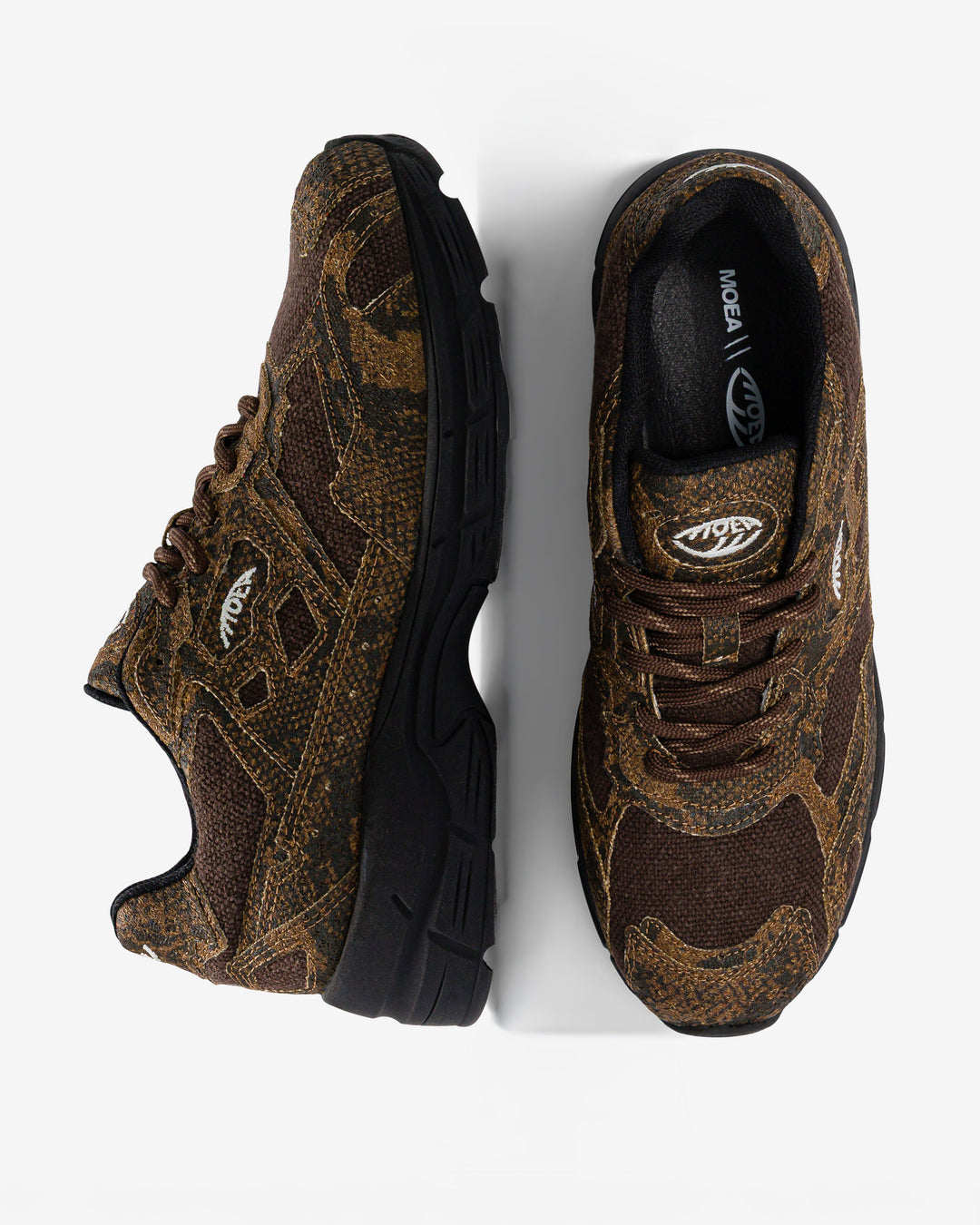 Baskets vegan Moea Rush - Brown Snake - Palm