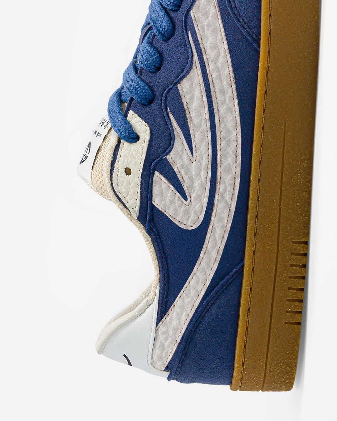 Baskets vegan Moea Veyron Low - Blue &amp; Cream - Mushroom