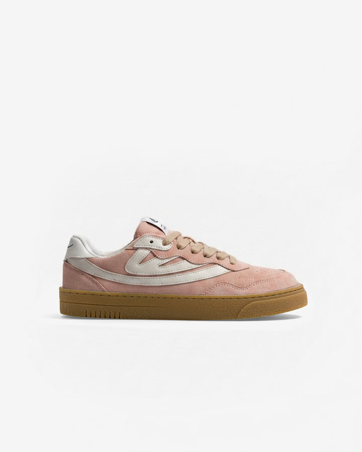 Baskets vegan Moea Veyron Low - Blush Suede - Corn