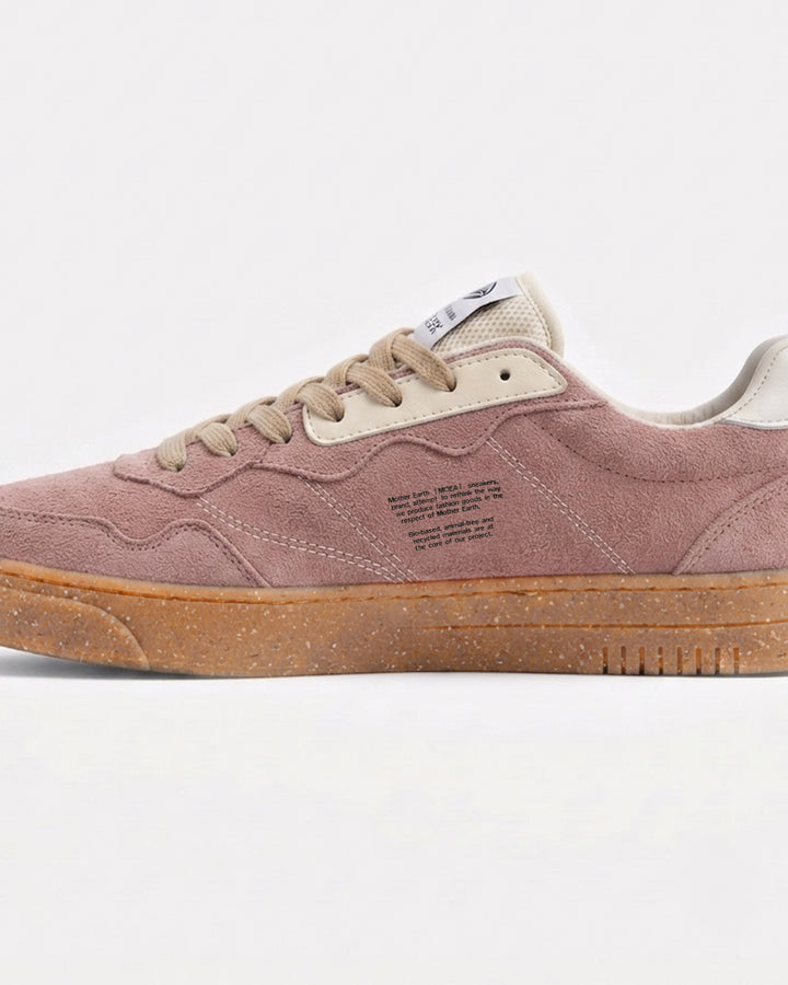 Baskets vegan Moea Veyron Low - Blush Suede - Corn