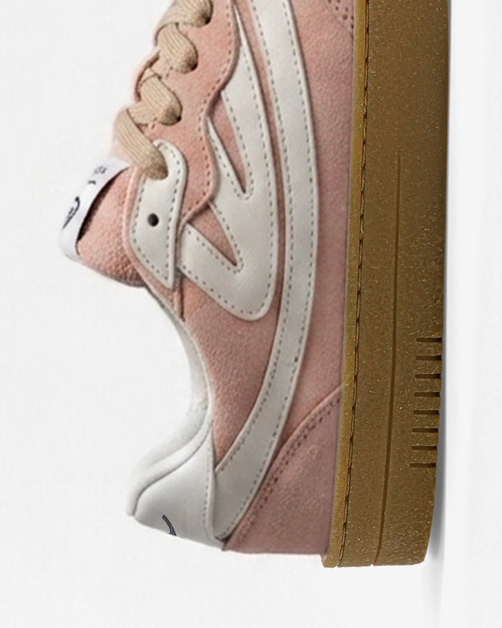 Baskets vegan Moea Veyron Low - Blush Suede - Corn