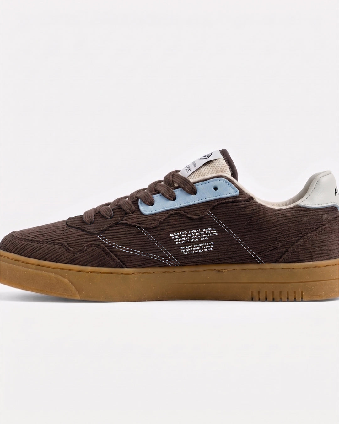Baskets vegan Moea Veyron Low - Brown &amp; Sky - Mushroom