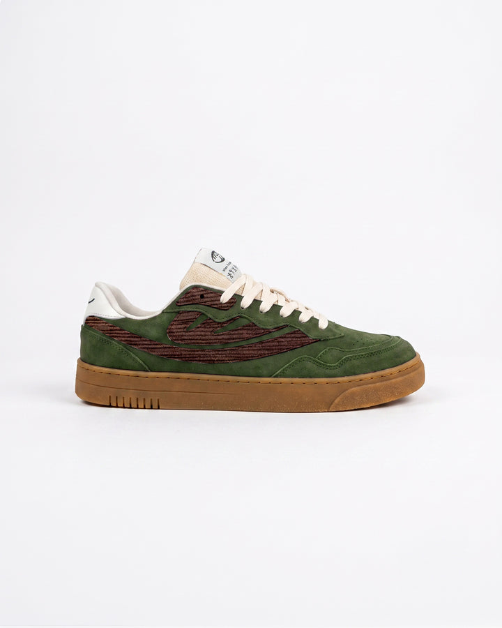 Baskets vegan Moea Veyron Low - Forest &amp; Brown - Mushroom