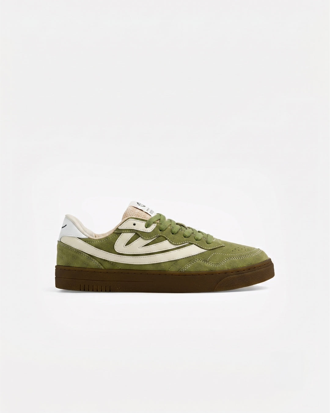 Baskets vegan Moea Veyron Low - Green & Cream - Mushroom