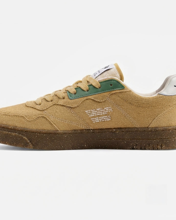 Baskets vegan Moea Veyron Low - Taupe &amp; Green - Apple