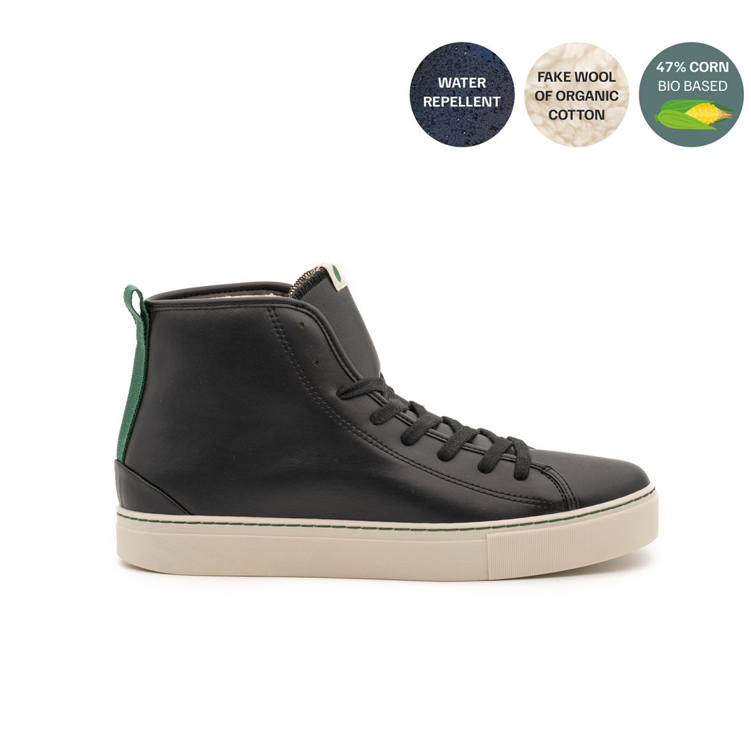 baskets vegan montantes waterproof