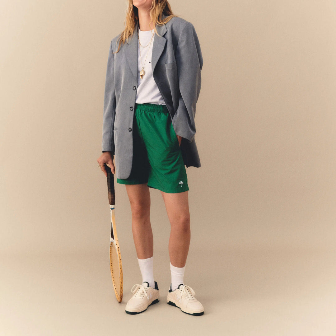 Baskets vegan composées de balles de tennis recyclées