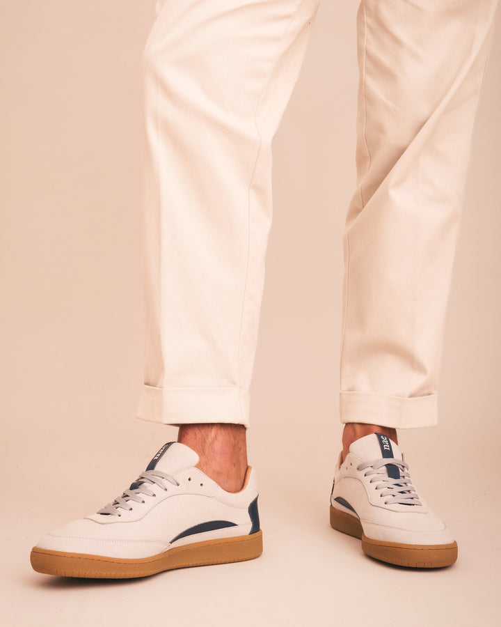 Unisex veganistische witte sneakers Vrijetijdsschoenen Sportschoenen Microvezel Rubber