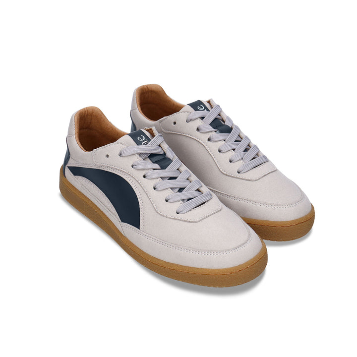 Unisex vegane weiße Turnschuhe Freizeitschuhe Sportschuhe Mikrofasern Kautschuk