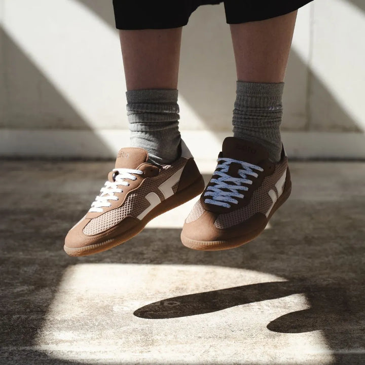 baskets vegan marron