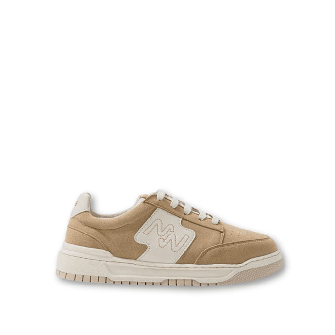baskets vegan beige en suede