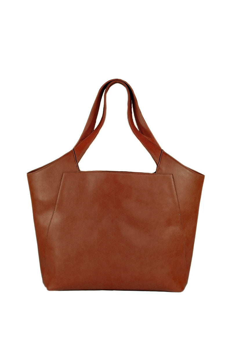 big vegan bag brown