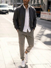 Laden Sie das Bild in den Galerie-Viewer, bomber en suede vegan homme
