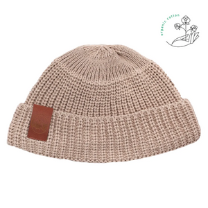 bonnets docker beige en coton bio