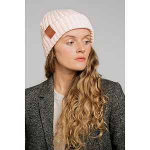 bonnet ecologique coton bio rose