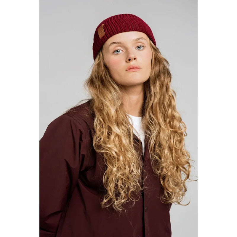 bonnets docker bordeau en coton bio