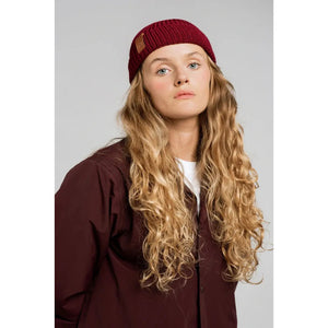bonnets docker bordeau en coton bio