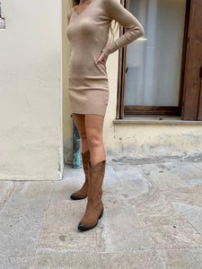 bottes Santiag vegan marron
