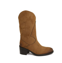 Load image into Gallery viewer, bottes Santiag vegan marron