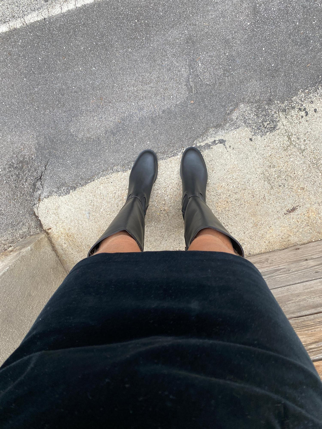 Bottes hautes vegan noirs pour les femmes