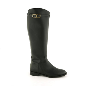 bottes vegan noires élégantes