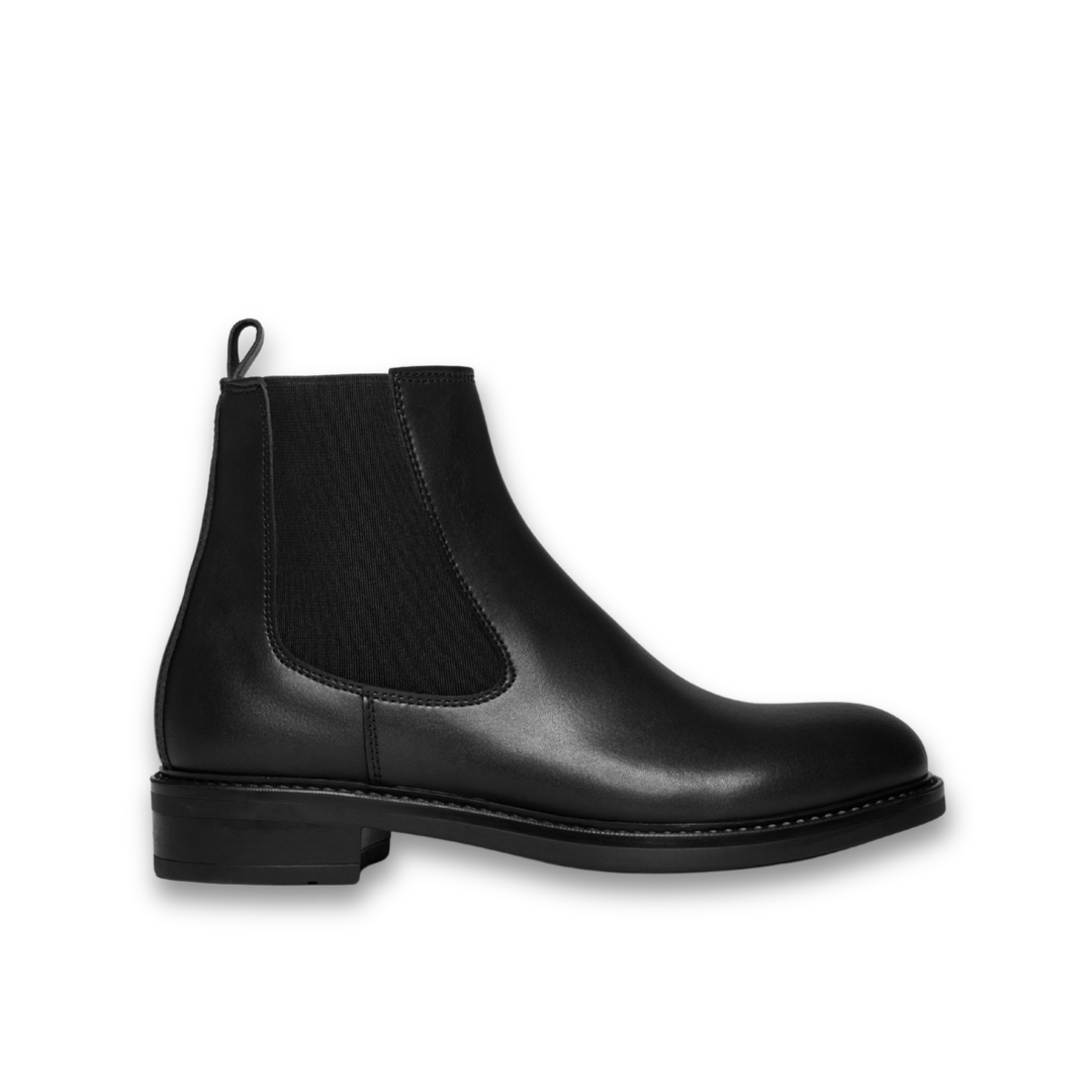 Bottines femme chelsea vegan noir 