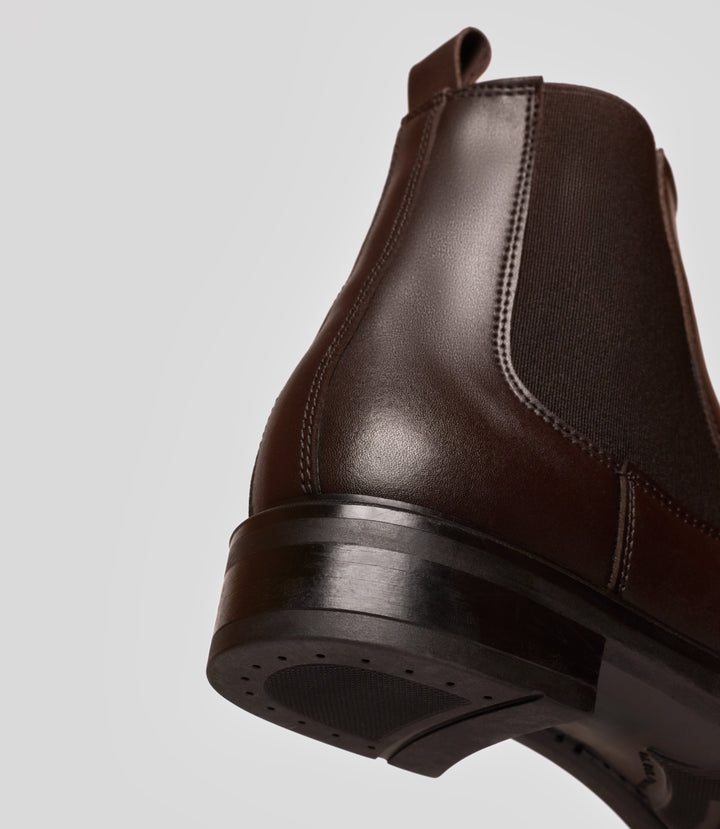 Bottines femme chelsea vegan marron 
