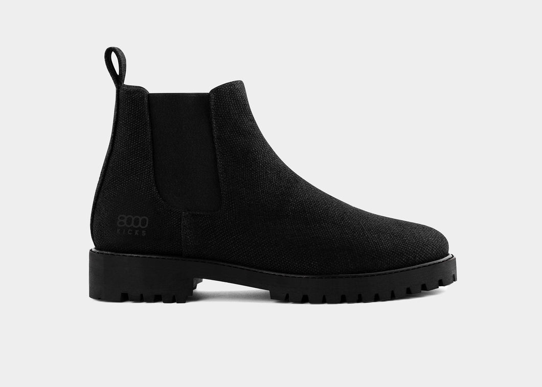 Bottines noirs vegan pour femmes