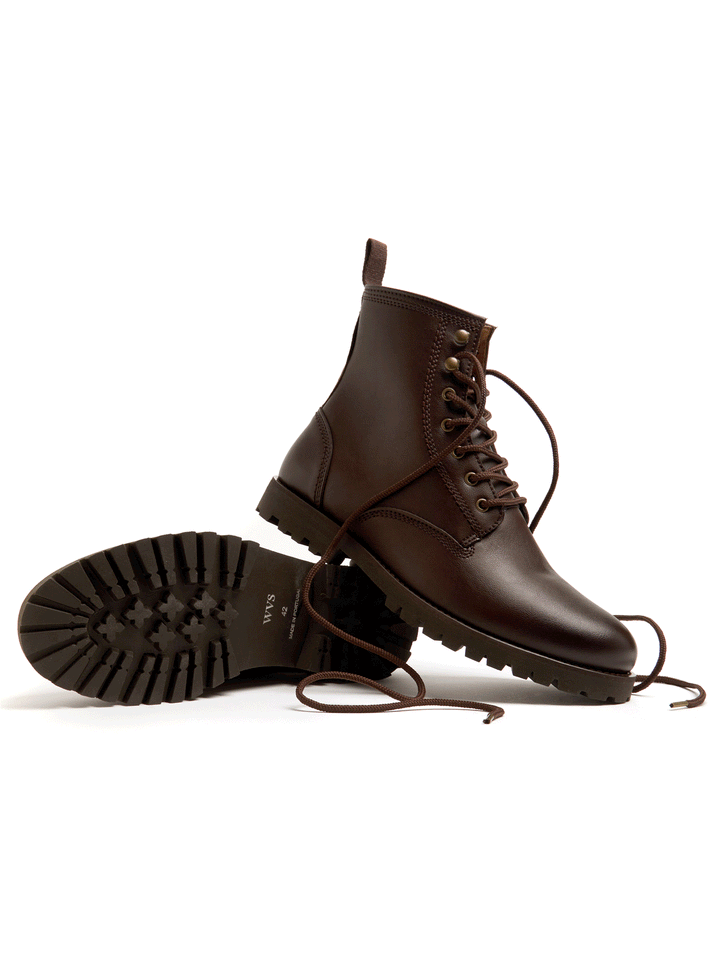 bottines rangers à lacet