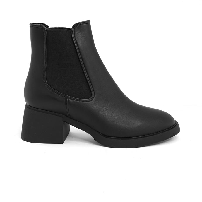 bottines noires vegan élégantes