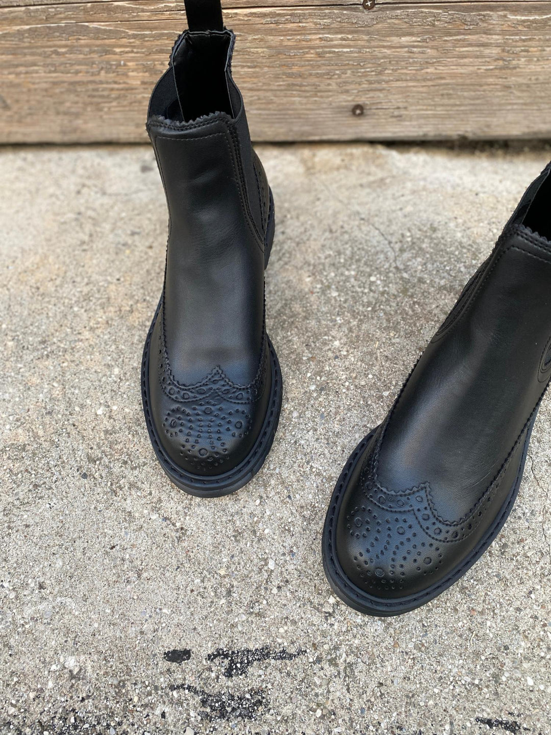 bottines noire vegan 