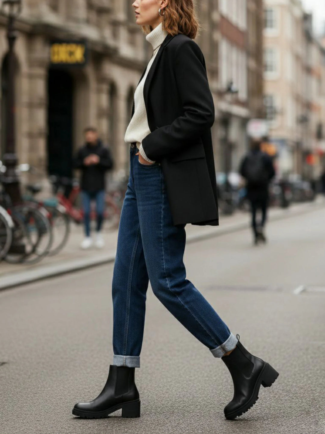Track Sole Booties