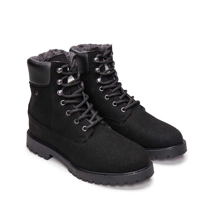 Bottines végane randonner à doublure chaude et matelassé en coton organique | NAE