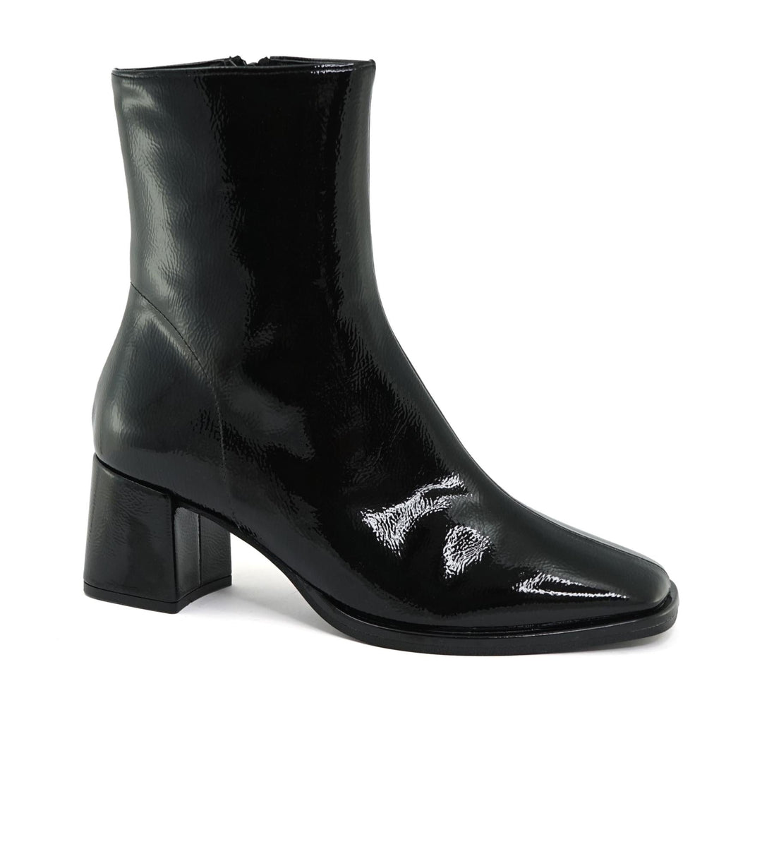 Bottines vegan noires vers à talons