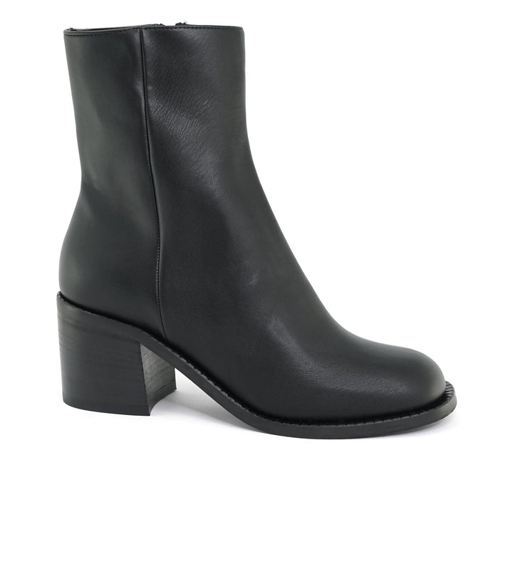 bottines noires vegan style vintage 